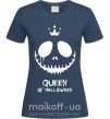 Жіноча футболка Queen of halloween Темно-синій фото