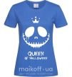 Жіноча футболка Queen of halloween Яскраво-синій фото