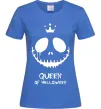Женская футболка Queen of halloween Ярко-синий фото