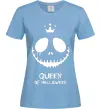 Женская футболка Queen of halloween Голубой фото