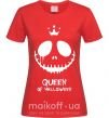 Жіноча футболка Queen of halloween Червоний фото