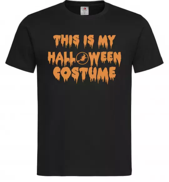 Мужская футболка This is my halloween queen Черный фото