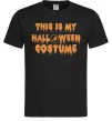 Мужская футболка This is my halloween queen Черный Мужская футболка This is my halloween queen Черный фото