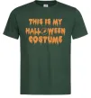 Мужская футболка This is my halloween queen Темно-зеленый Мужская футболка This is my halloween queen Темно-зеленый фото