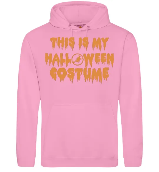 Мужская толстовка (худи) This is my halloween queen Розовый фото