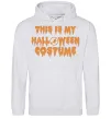 Мужская толстовка (худи) This is my halloween queen Серый меланж фото