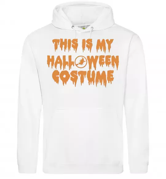 Жіноча толстовка (худі) This is my halloween queen Білий фото