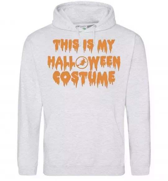 Жіноча толстовка (худі) This is my halloween queen Сірий меланж фото