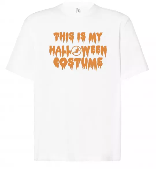 Футболка Оверсайз This is my halloween queen Белый фото