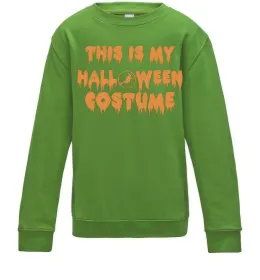 Детский Свитшот This is my halloween queen Лаймовый фото