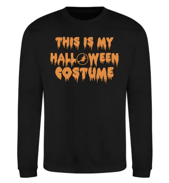 Свитшот This is my halloween queen Черный фото
