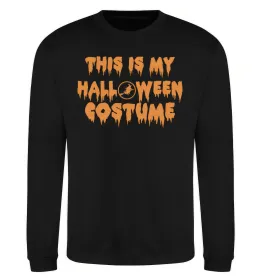 Світшот This is my halloween queen Чорний фото