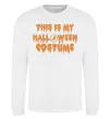 Свитшот This is my halloween queen Белый фото