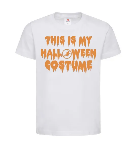 Детская футболка This is my halloween queen Белый фото