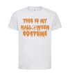 Детская футболка This is my halloween queen Белый фото