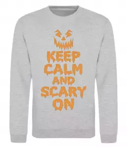 Свитшот Keep calm and drive Honda Серый меланж фото