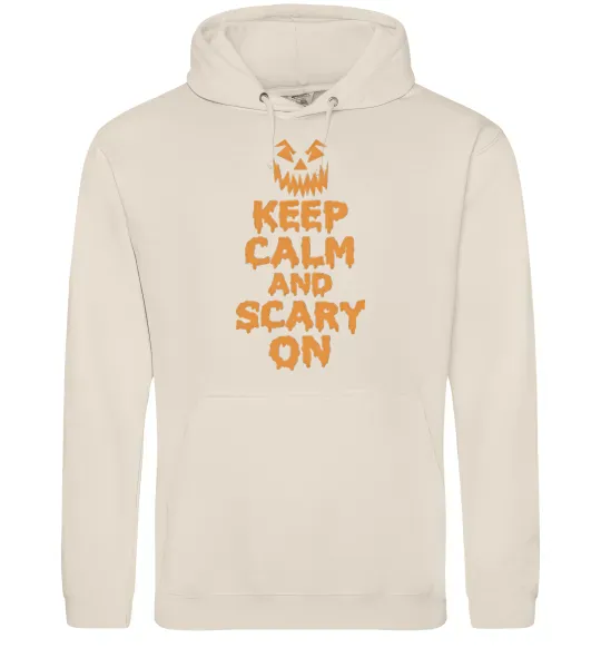 Мужская толстовка (худи) Keep calm and scary on Таш фото