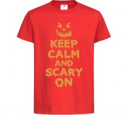 Дитяча футболка Keep calm and scary on