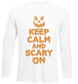 Лонгслив Keep calm and scary on