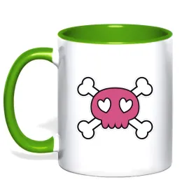 Чашка с цветной ручкой