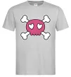 Чоловіча футболка Черепушка Сірий фото