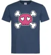 Чоловіча футболка Черепушка Темно-синій фото