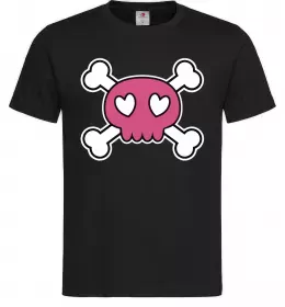 Мужская футболка Черепушка Черный фото