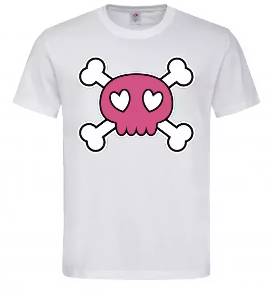 Чоловіча футболка Черепушка Білий фото