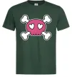 Чоловіча футболка Черепушка Темно-зелений фото