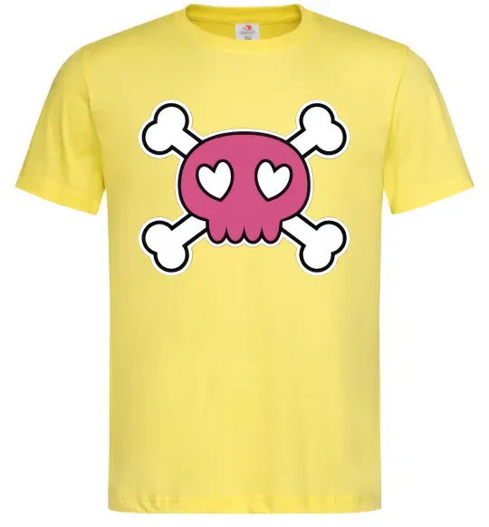 Чоловіча футболка Черепушка Лимонний фото