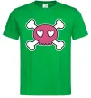 Чоловіча футболка Черепушка Зелений фото