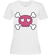Жіноча футболка Черепушка Білий Жіноча футболка Черепушка Білий фото