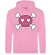 Жіноча толстовка (худі) Черепушка Рожевий фото