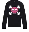 Детский Свитшот Черепушка Черный фото