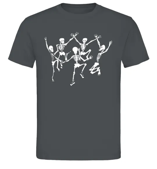 Мужская футболка dance skeleton Графит фото