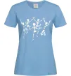 Жіноча футболка dance skeleton Блакитний Жіноча футболка dance skeleton Блакитний фото