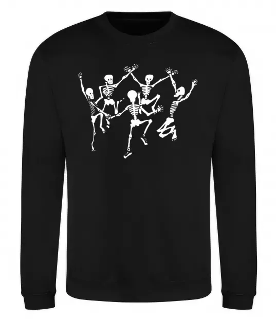 Свитшот dance skeleton Черный фото