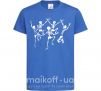Детская футболка dance skeleton Ярко-синий фото