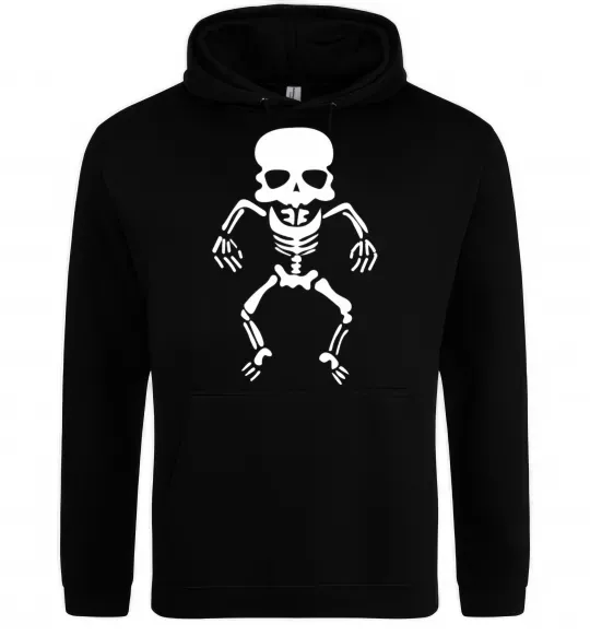 Мужская толстовка (худи) skeleton Черный фото