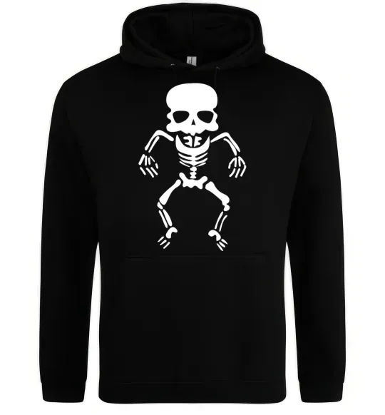 Женская толстовка (худи) skeleton Черный фото
