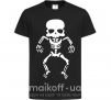 Детская футболка skeleton Черный фото