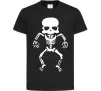 Детская футболка skeleton Черный фото