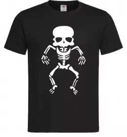 Чоловіча футболка skeleton Чорний фото