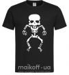 Мужская футболка skeleton Черный фото