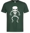 Чоловіча футболка skeleton Темно-зелений фото