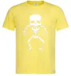 Чоловіча футболка skeleton Лимонний фото