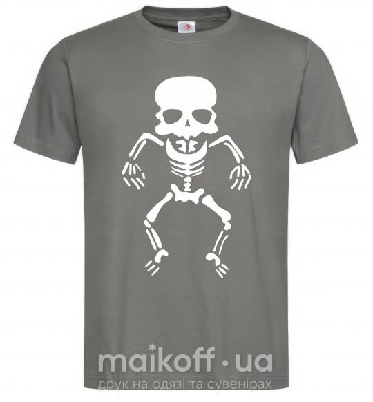 Чоловіча футболка skeleton Графіт фото