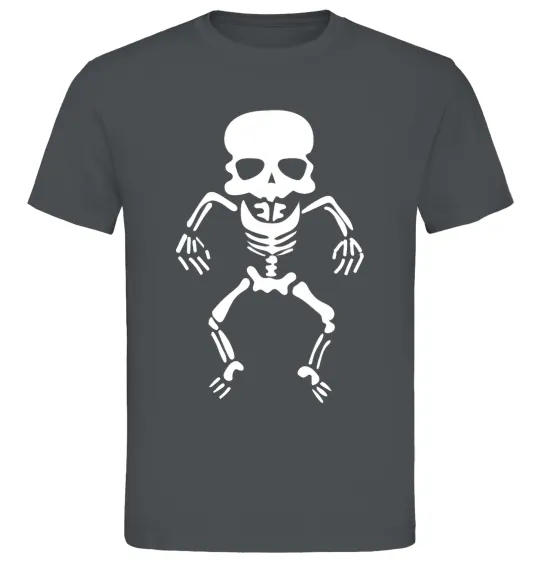 Чоловіча футболка skeleton Графіт фото