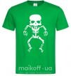 Мужская футболка skeleton Зеленый фото