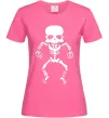 Жіноча футболка skeleton Яскраво-рожевий Жіноча футболка skeleton Яскраво-рожевий фото